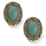 482-975 Sparkling Scarab carved green agate oval earrings $89.95.jpg